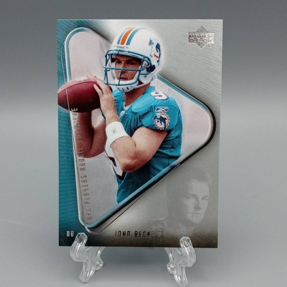 John Beck NFL Players Rookie Premier Upper Deck 2007 Football Card - Picture 1 of 2